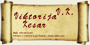 Viktorija Kesar vizit kartica